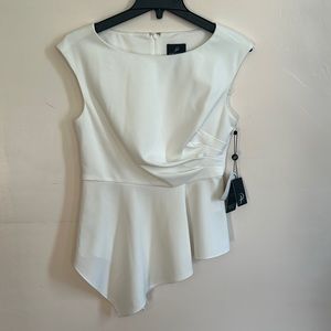 Beautiful white dress blouse new with tags